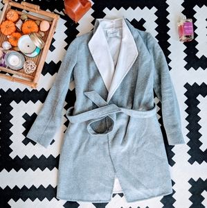 Wool spring coat